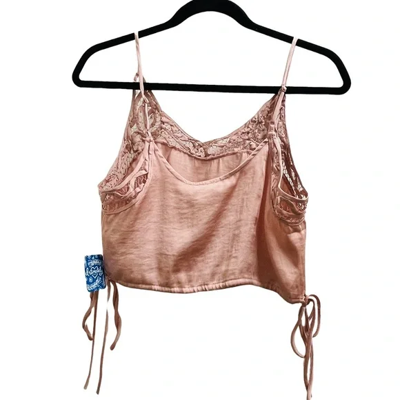 NEW FREE PEOPLE Blouson Brami Lace Crop Top Size XS - Picture 5 of 8